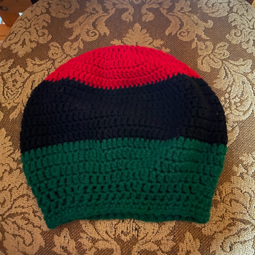 Men’s Rasta hat/tam/beret for dreadlocks